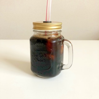 コーヒーゼリー入りアイスコーヒー♪